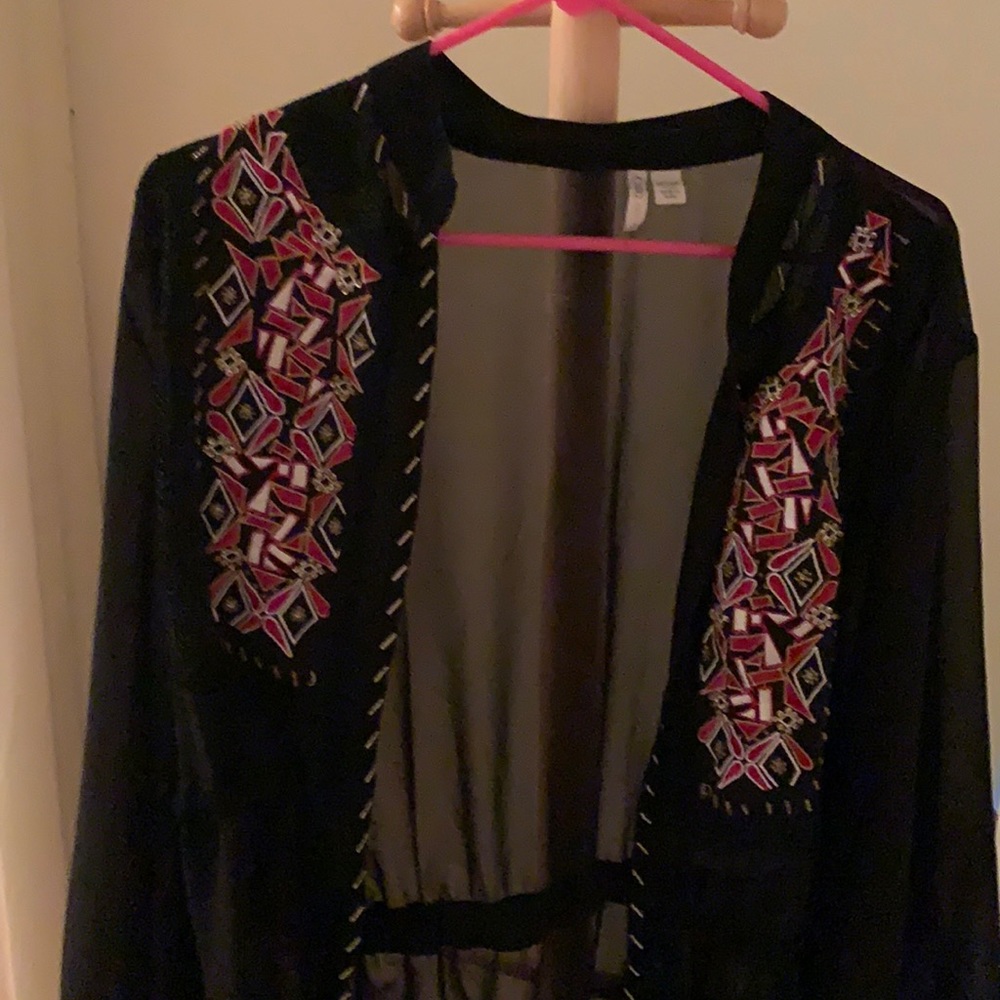Sheer black cover